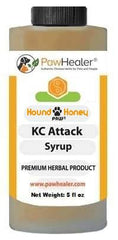 PawHealer Hound Honey Sirop en bouteille, facile à administrer après exposition à d'autres chiens.
