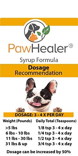 PawHealer Hound Honey Sirop en seringue, versement simple pour chien après exposition.
