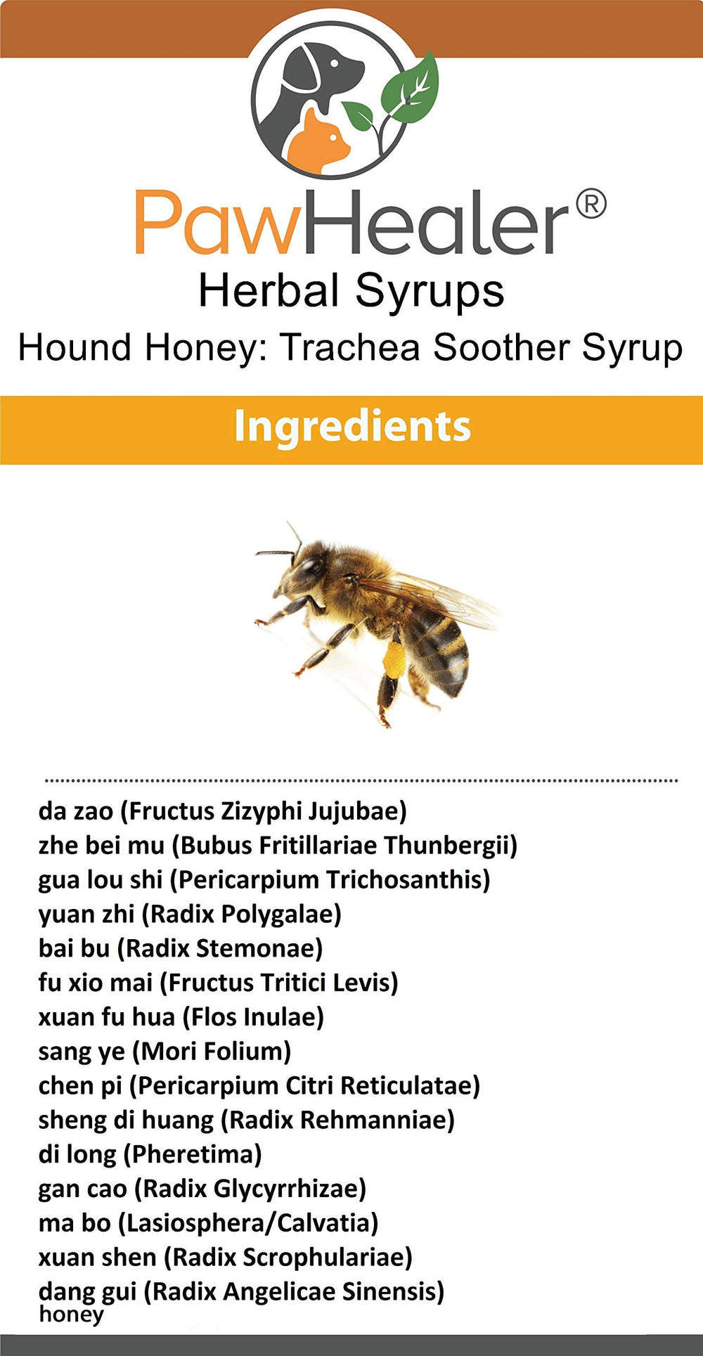 PawHealer poudre trachee 50 g, mélange d’herbes végétales.