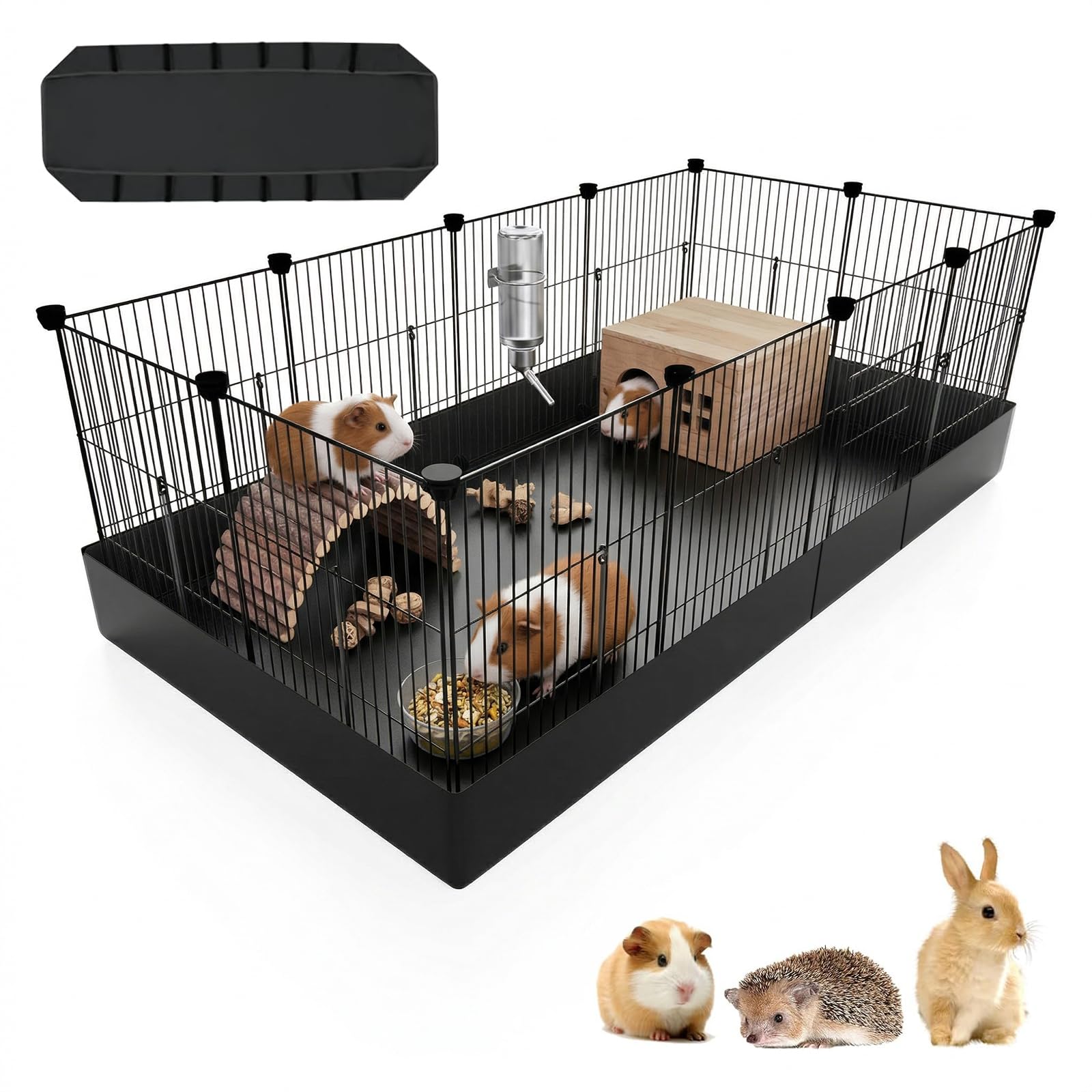 PAWING enclos petit animal avec porte intégrée, sécurité et accès facile.