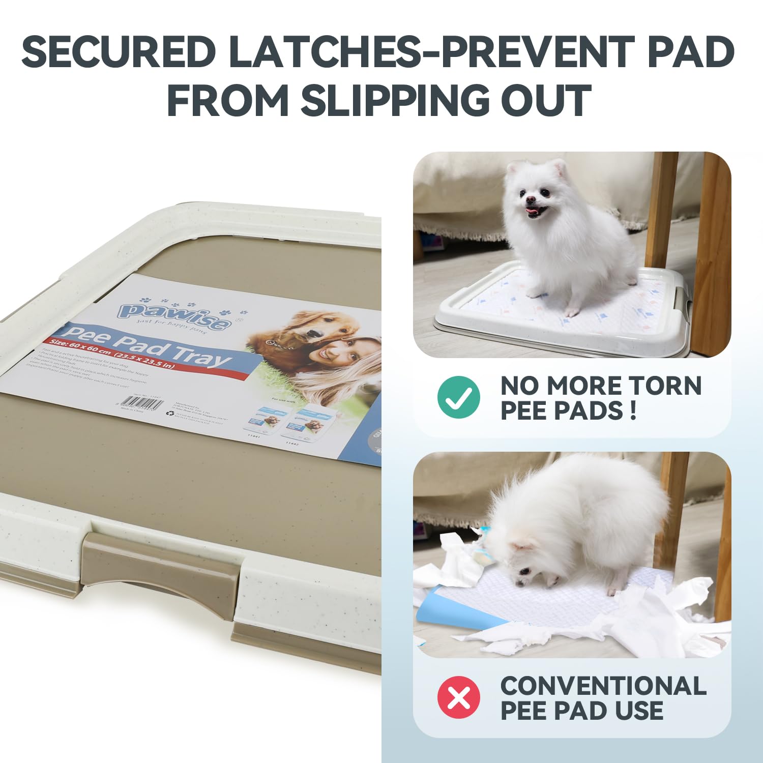 PAWISE compatible tapis 23x23 pour une adaptation simple