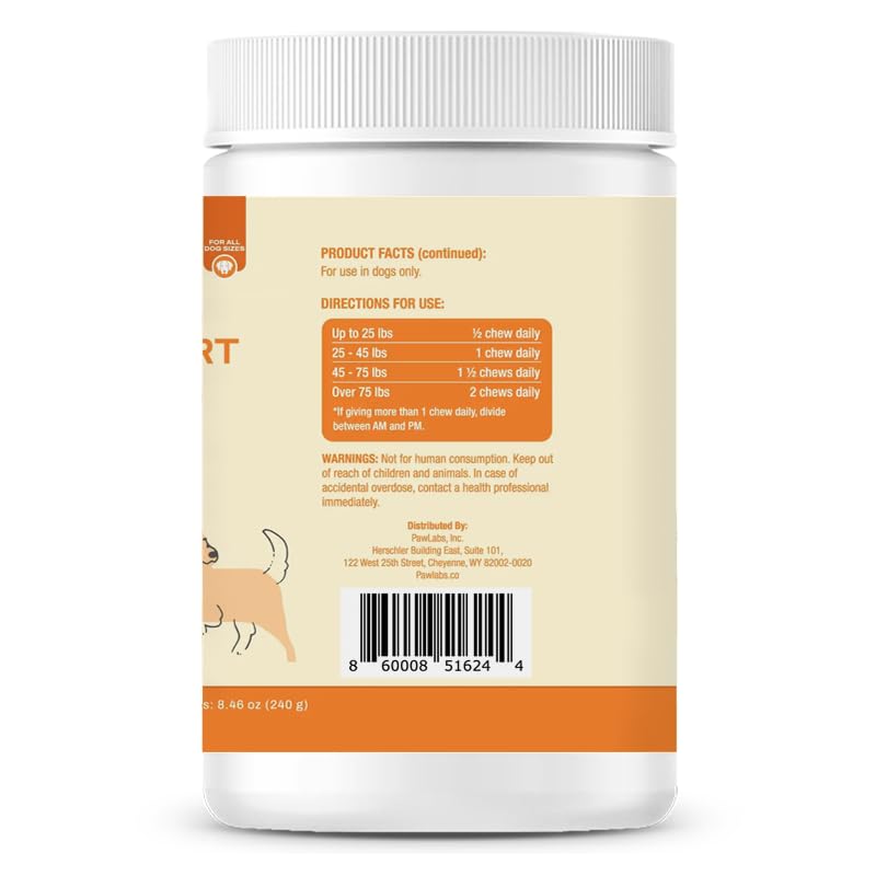 Routine quotidienne avec Pawlabs G-Max pour le bien-être des articulations.