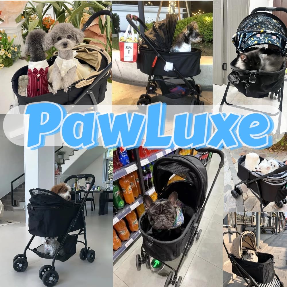 PawLuxe pliage-en-une-touche: rangement rapide après chaque sortie.