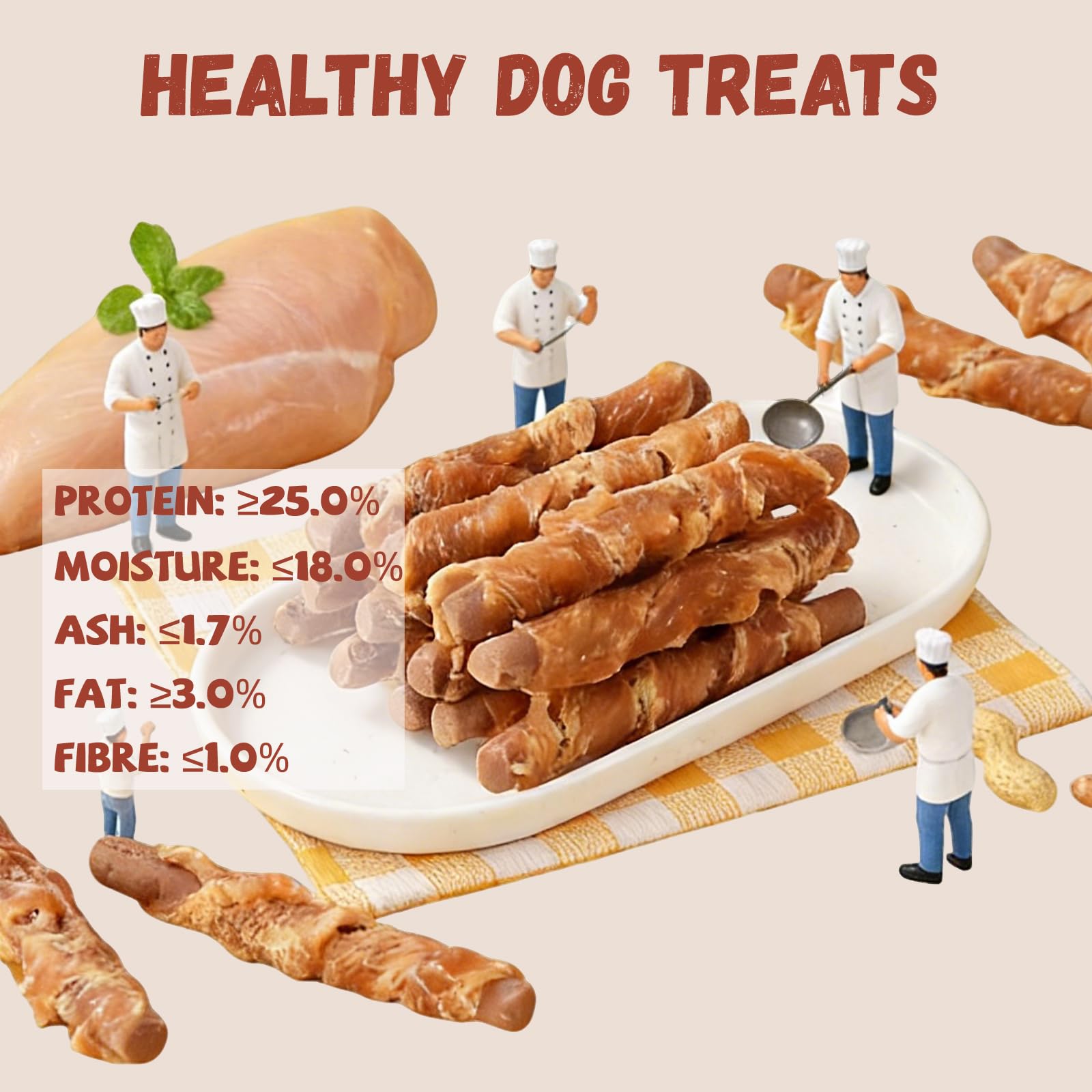 Pawmate biscuit poulet-beurre-arachide: snack savoureux sans céréales.