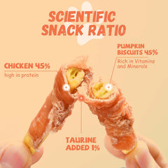 Pawmate Biscuits Citrouille Poulet Morceau — texture tendre idéale.