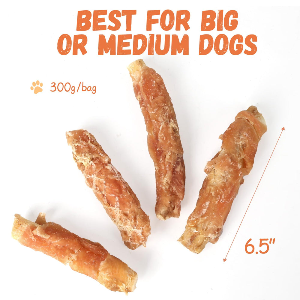 Pawmate support dentaire et mastication, chien satisfait