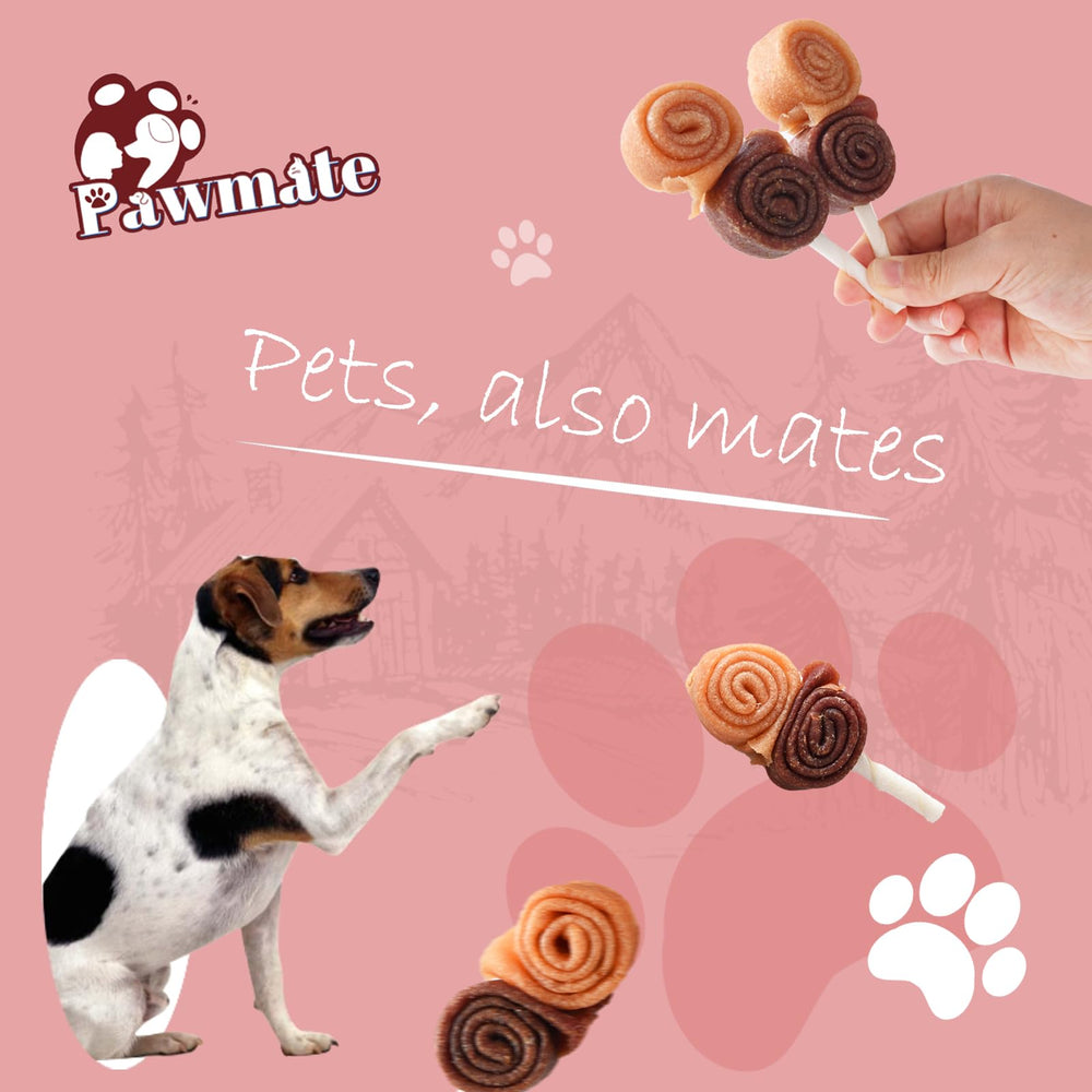 Pawmate friandise adaptée pour chiens moyens à grands et profils variés.