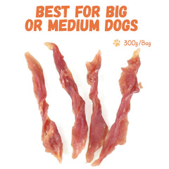 Pawmate jerky canard – aide potentielle à la réduction de la plaque dentaire.