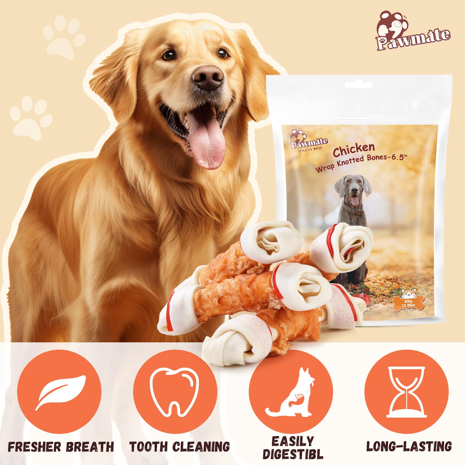 Pawmate longue mastication – stimulation mentale et satisfaction après les repas