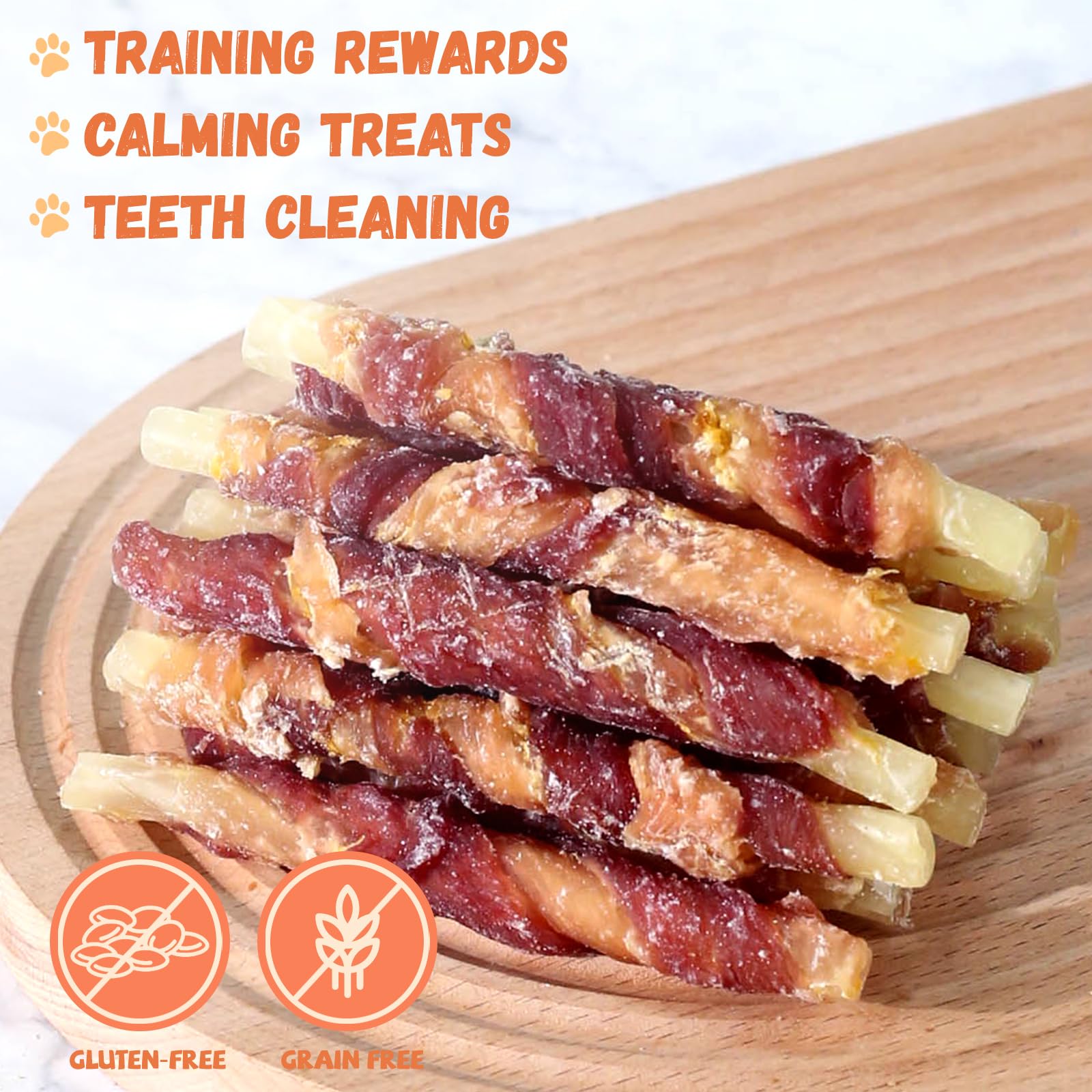 Friandises Pawmate texture durable, idéal pour des sessions de mâchage plus longues.