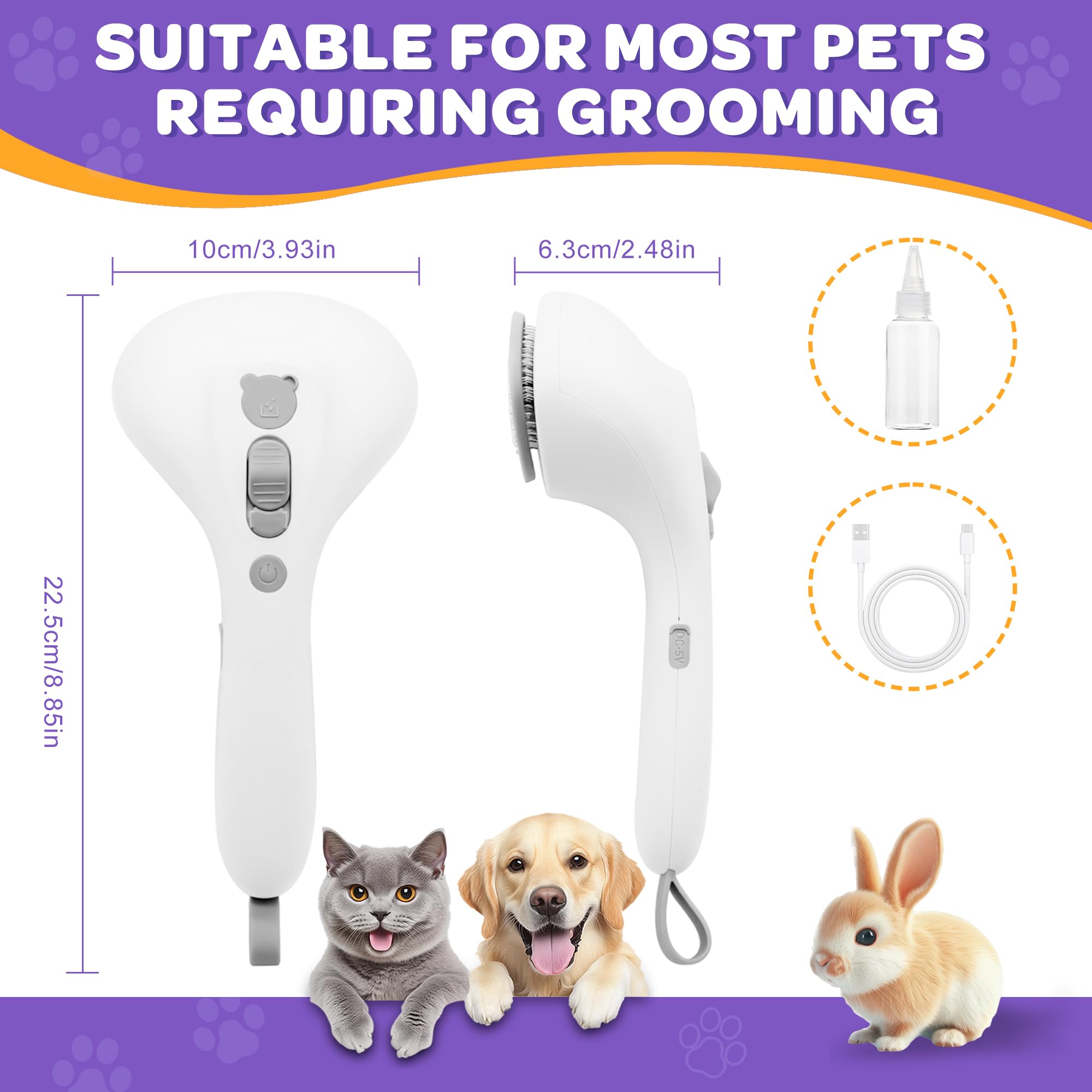 PawsMedal detourage poils douceur détache les nœuds sans tirer.