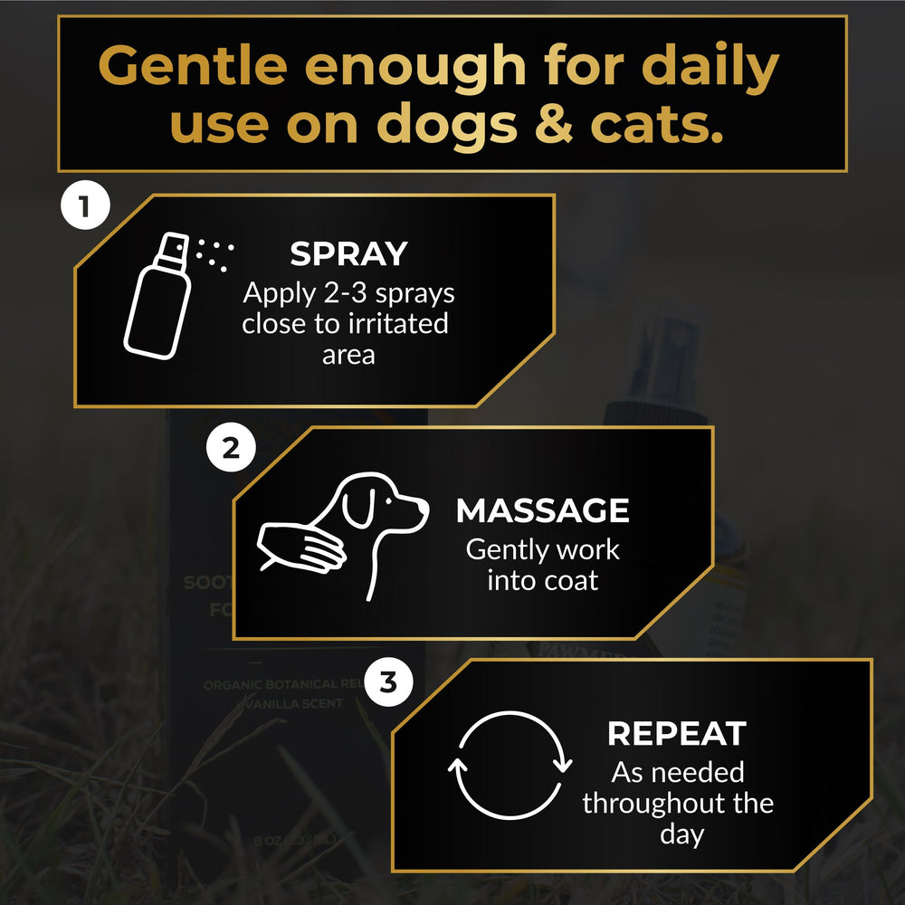 PAWMEDIX LABS — ne laisse pas de résidu gras sur le pelage.