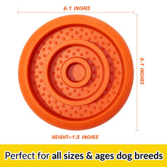Pawnana nettoyage-facile-lave-vaisselle-chien-orange, hygiénique et sans effort.