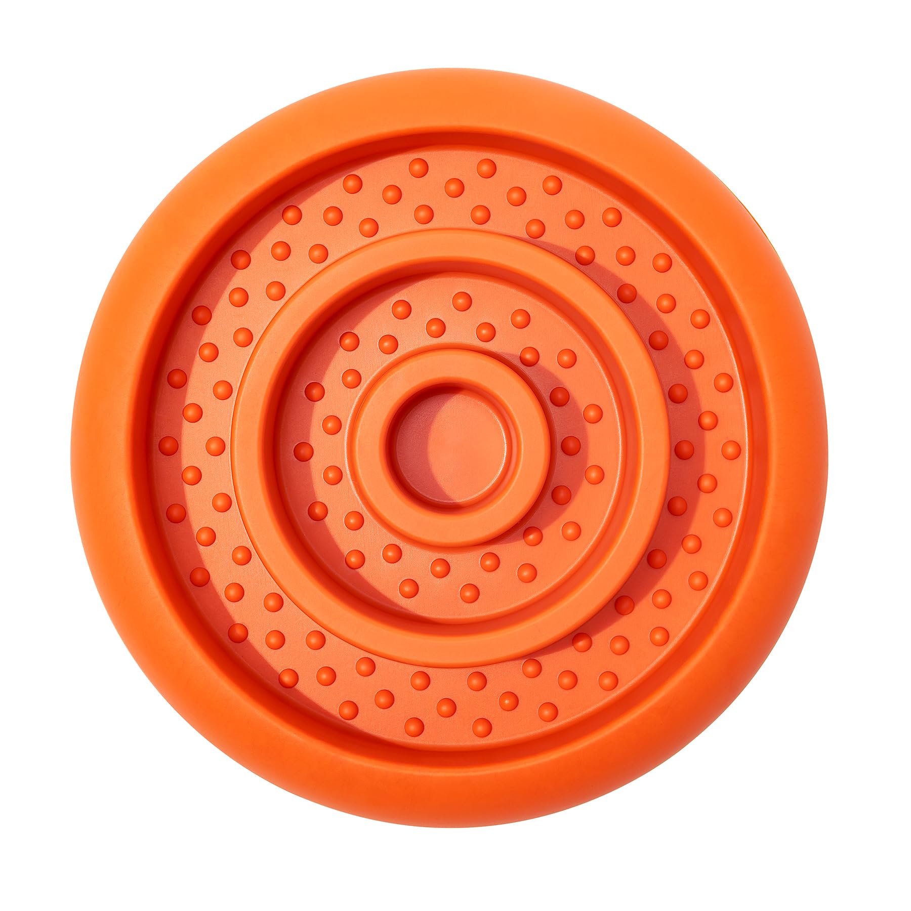 Pawnana tapis-de-lechage-lent-chien-orange, ralentit l'alimentation et stimule la mastication.