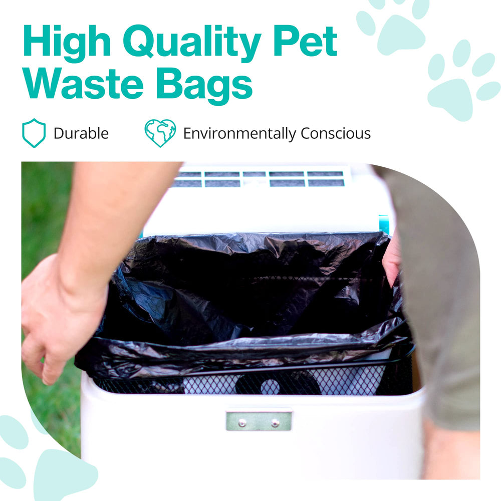 Sacs PawPail durables pour nettoyages de jardin et déchets animaux.