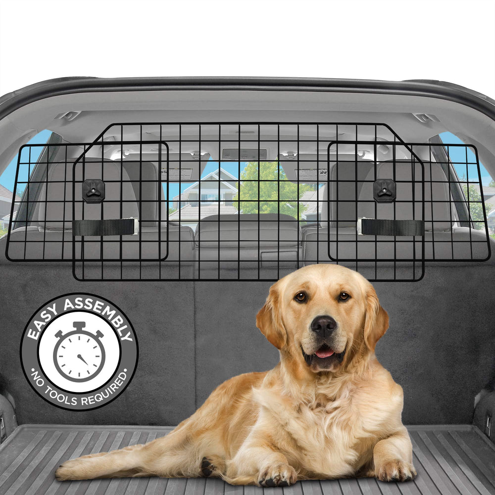 Pawple barrière pour voiture, maille métallique robuste protégeant le chien en déplacement