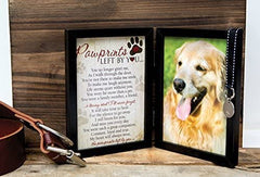 Poème Pawprints Left by You inclus, réconfort pour le deuil canin