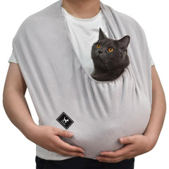 PAWPUBBY porte-chat-doux-sling pour câlins intérieurs.
