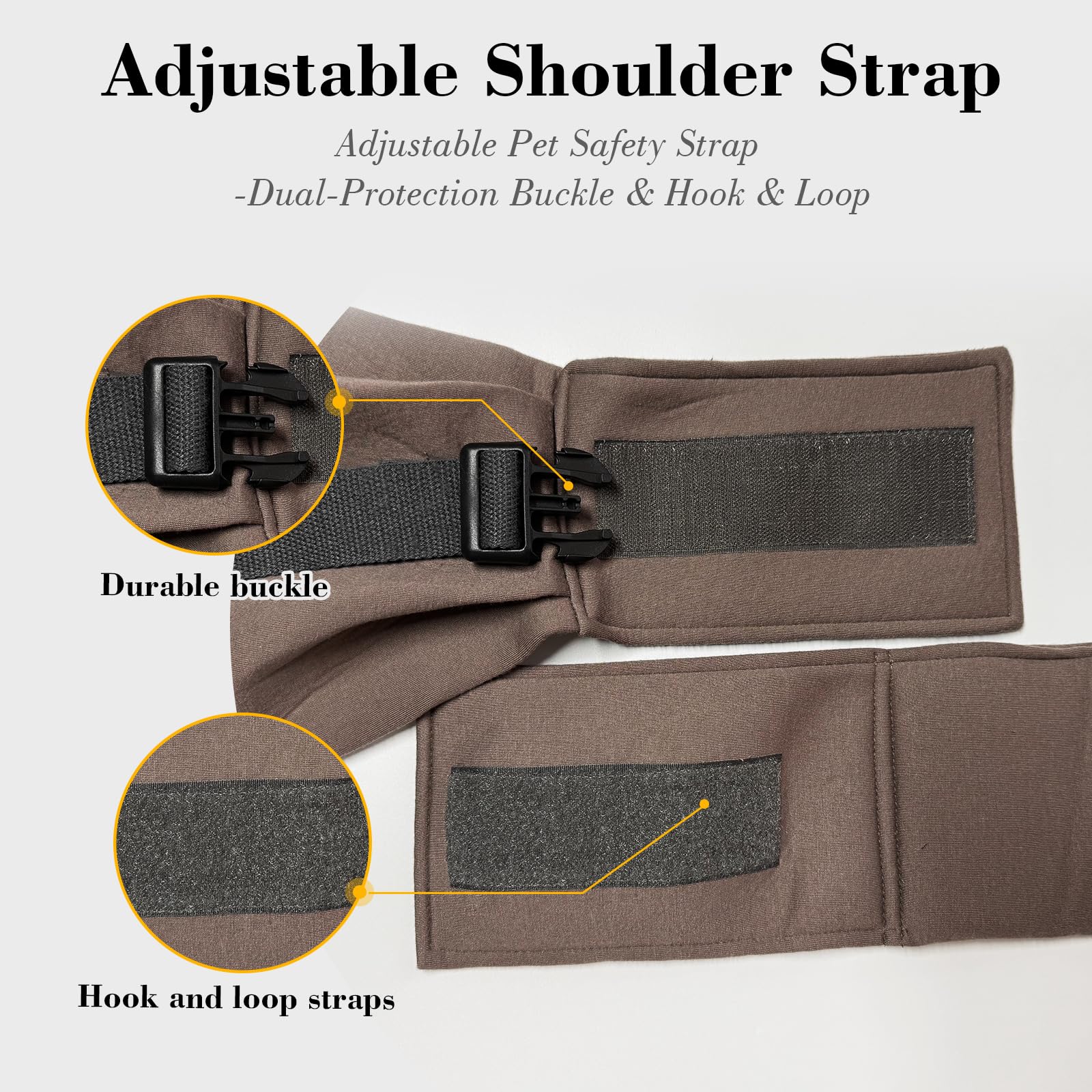 PAWPUBBY sling caramel — intérieur doux et respirant