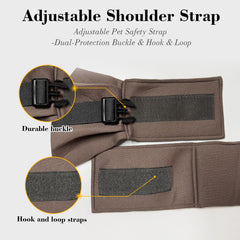 PAWPUBBY sling caramel — intérieur doux et respirant
