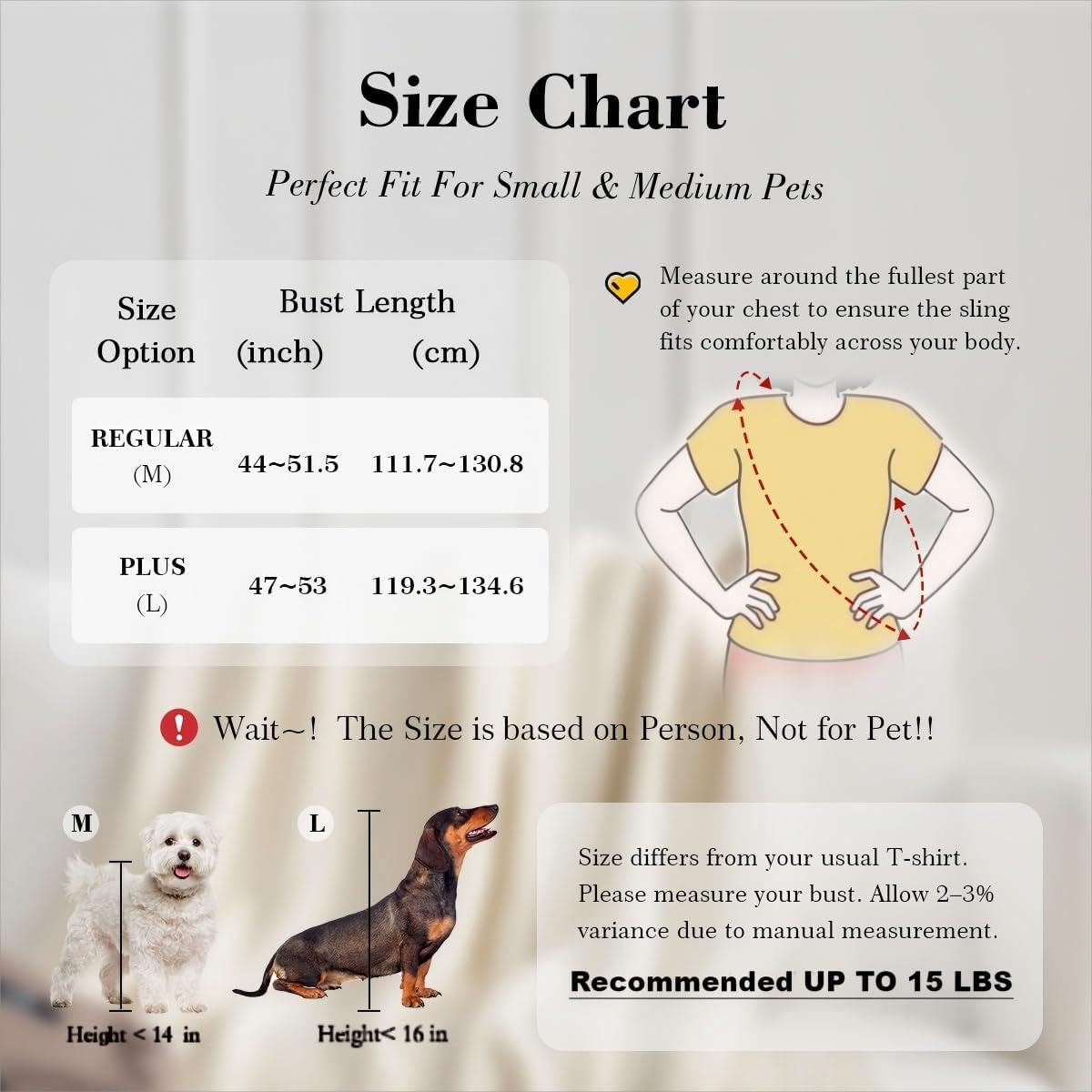 PAWPUBBY sling caramel — détail sangle rembourrée pour épaules plus confortables