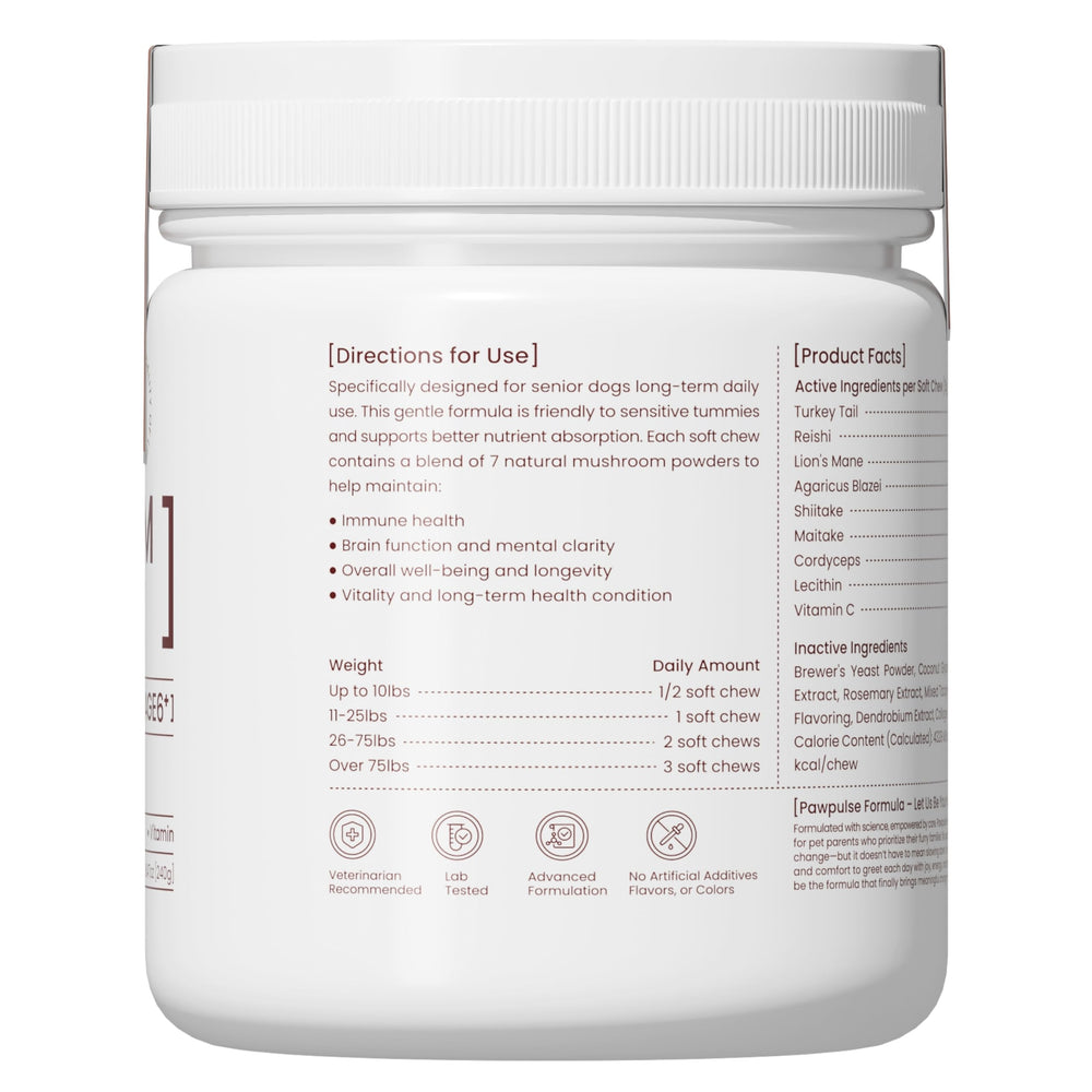 PAWPULSE FORMULA lipomes et bosses pour chien, soutien potentiel du confort cutané