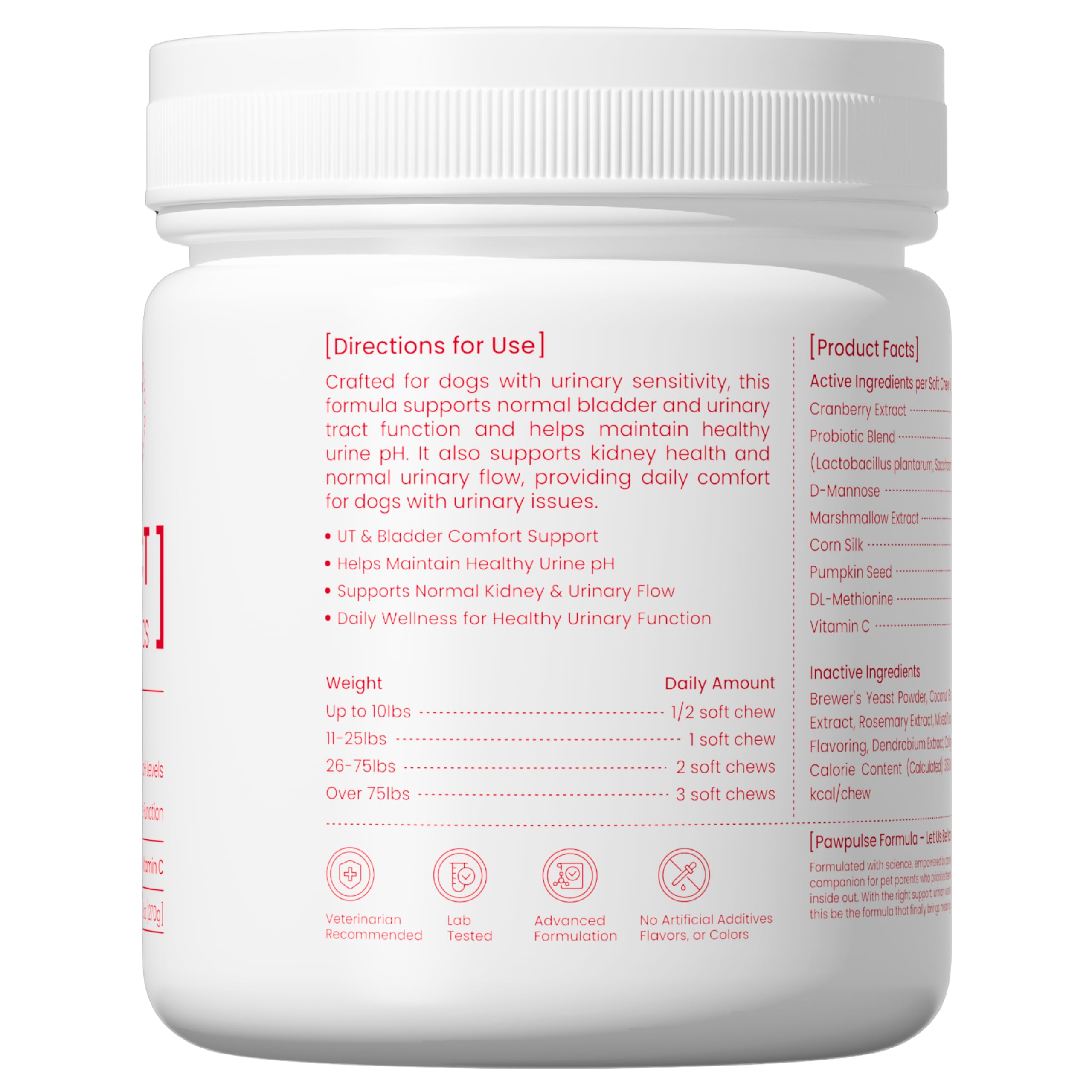 PAWPULSE FORMULA: formulation scientifique et soin attentif pour votre chien.