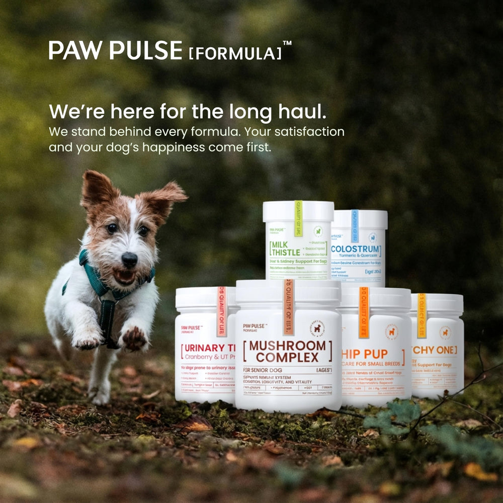 PAWPULSE FORMULA: soutien désiré pour incontinence et confort urinaire.