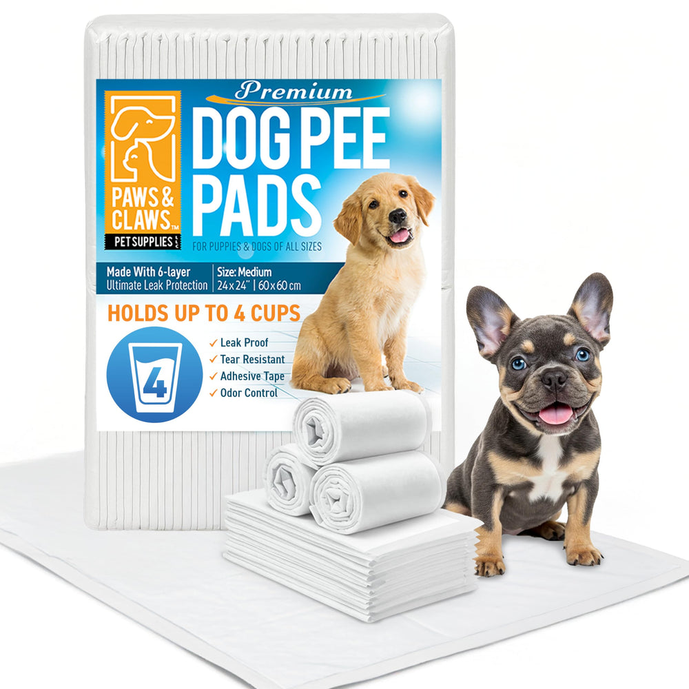 Paws & Claws: boîte pads pee 50 unités 17x20, pratique au quotidien.