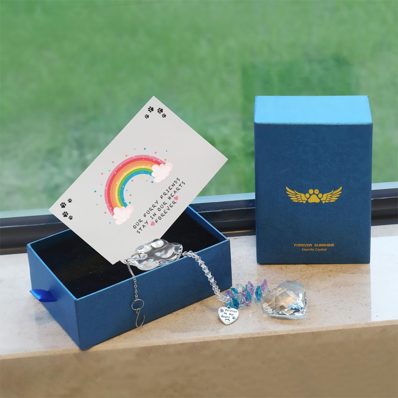 Attrape-soleil Paws Memory: souvenir émouvant pour chiens et chats