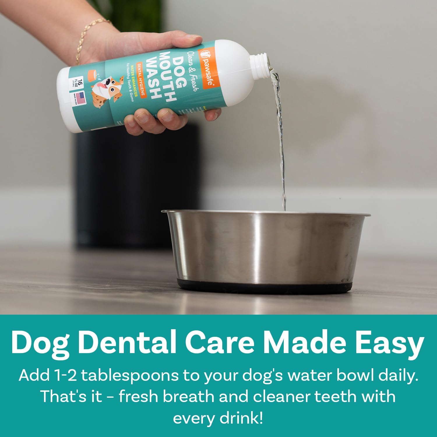 Dents propres grâce à PawSafe – usage quotidien sans brosse