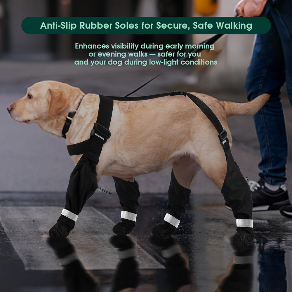 PAWsay bottes extérieures, faciles à nettoyer et réutilisables après l'utilisation.