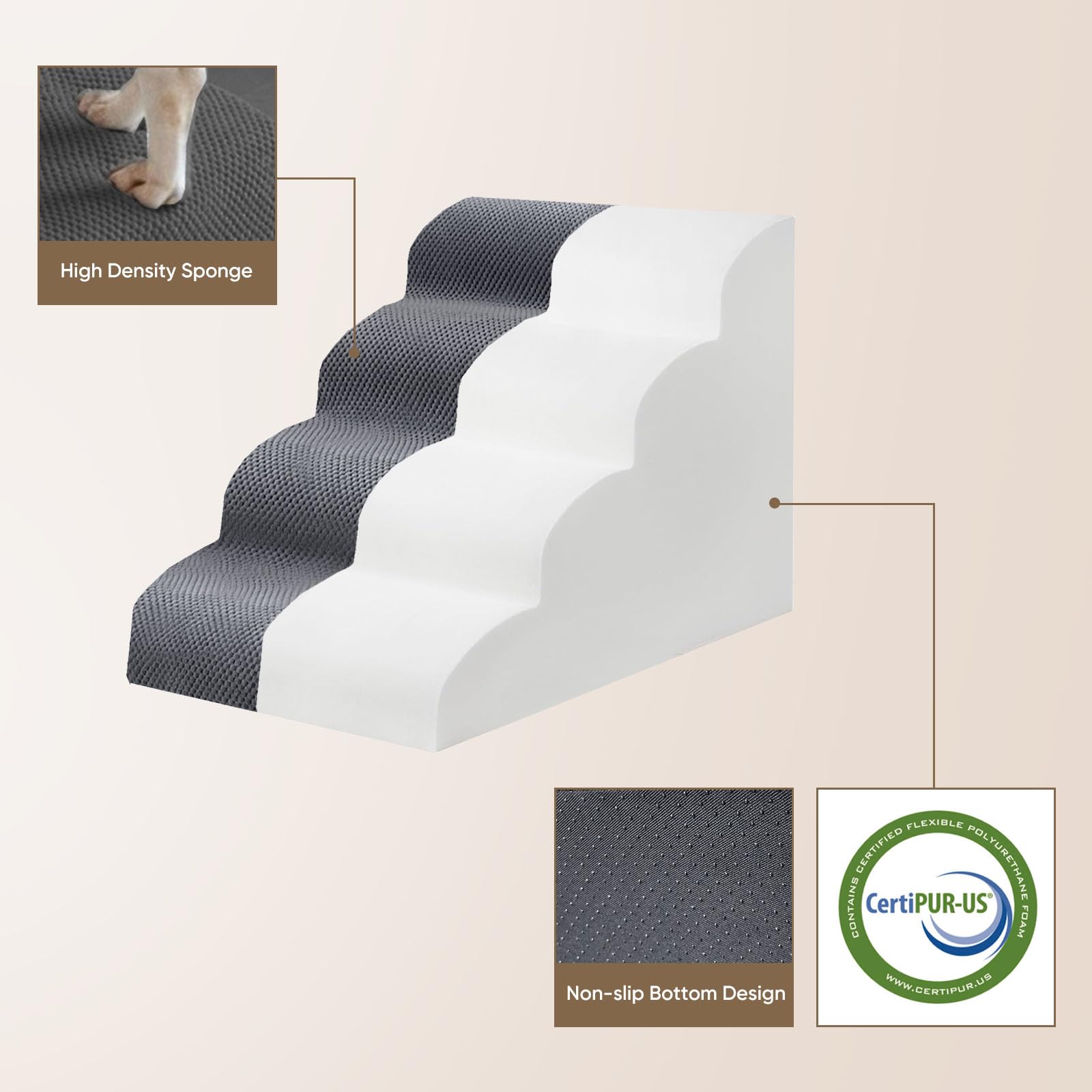 PAWSCRAT Pratique pour chiens seniors, aide douce et stable.