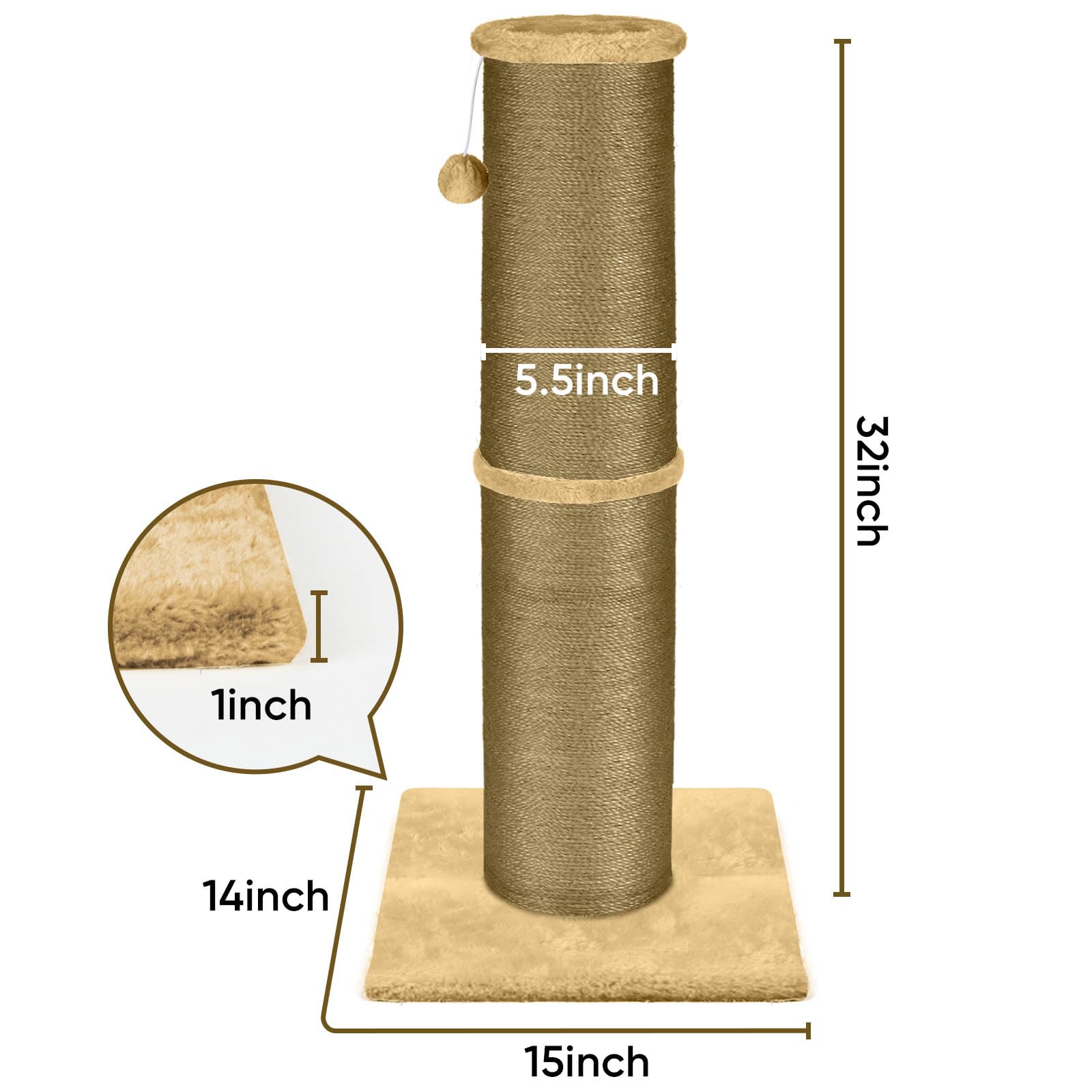 PAWSCRAT Base large 14x15 pouces offre stabilité accrue