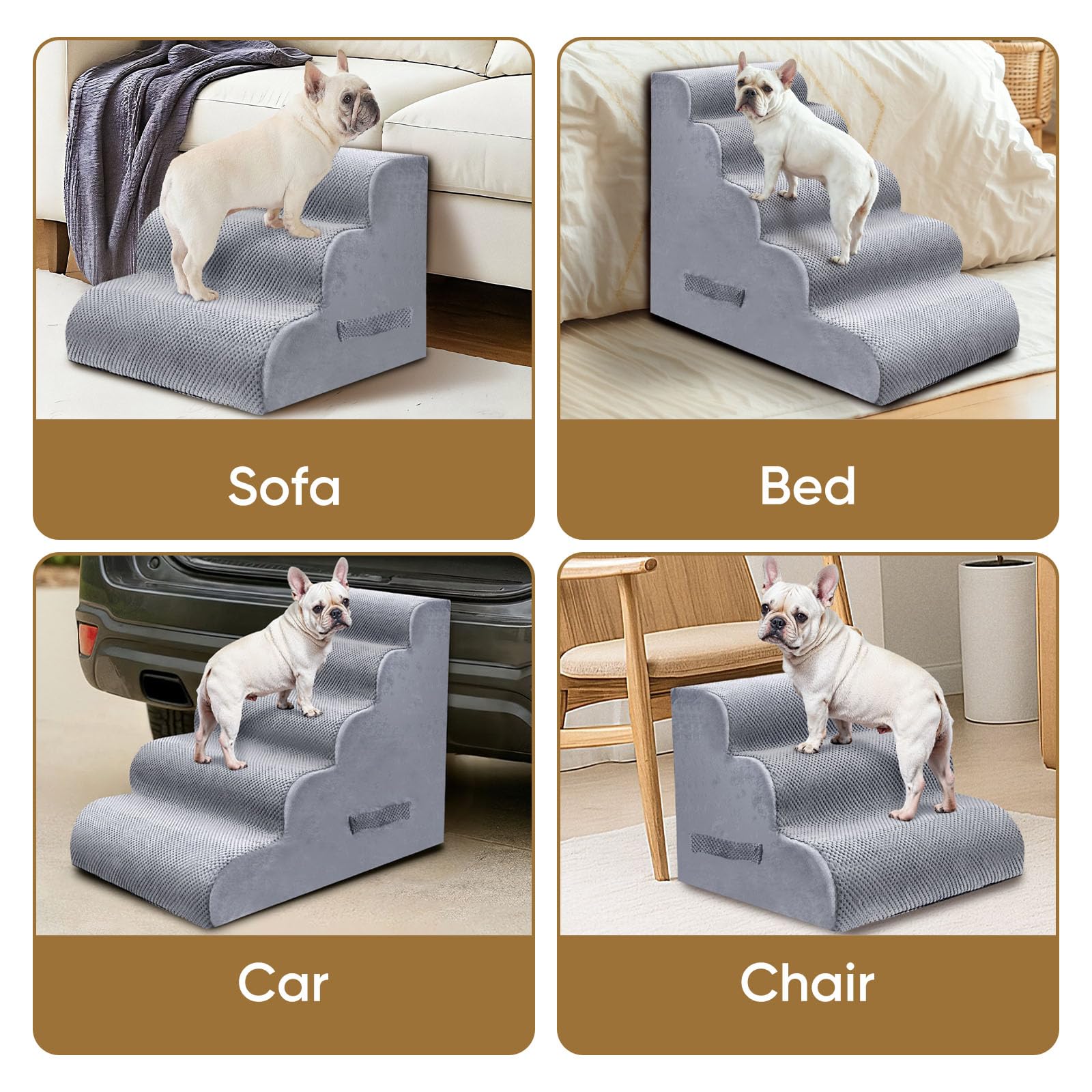 Escaliers PAWSCRAT pour chien grand et petit, acces facilité