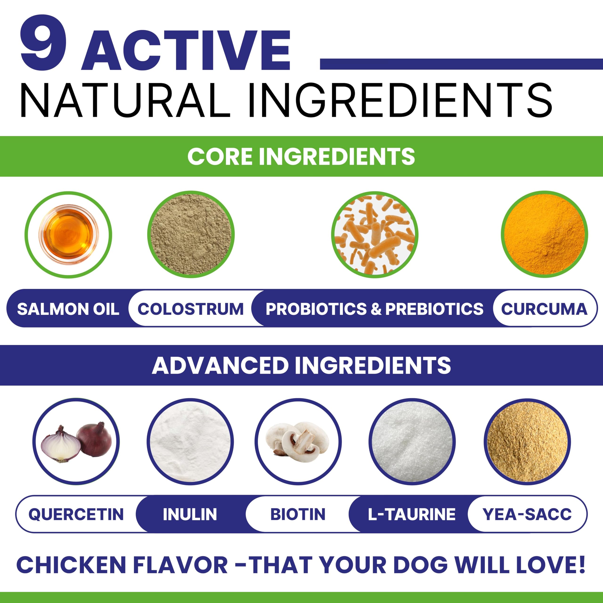 PAWSENTIAL Allergy Relief Chews – probiotiques soutiennent l’intestin et le système immunitaire
