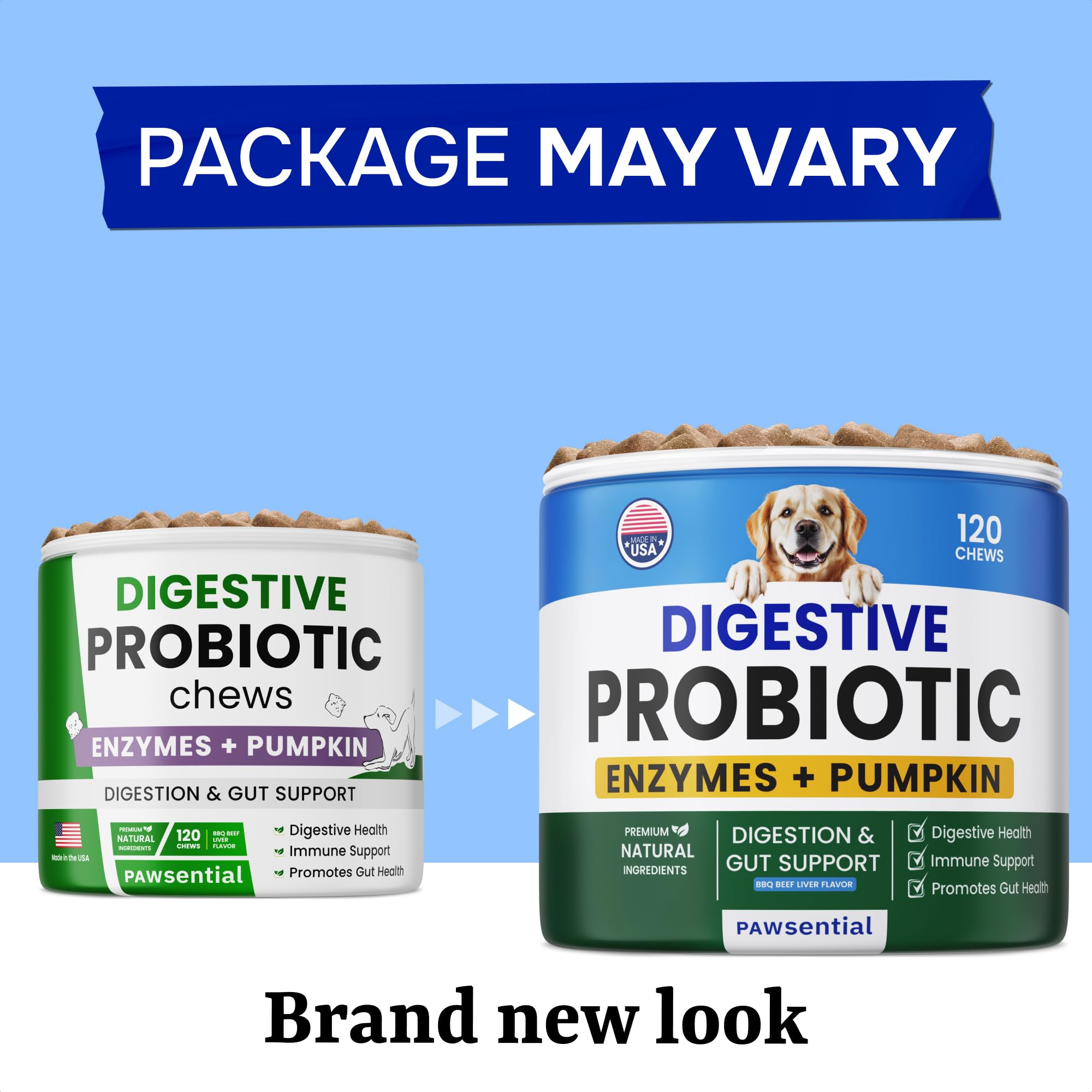 Pawsential Probiotiques Chiens – haleine plus fraîche après administration.