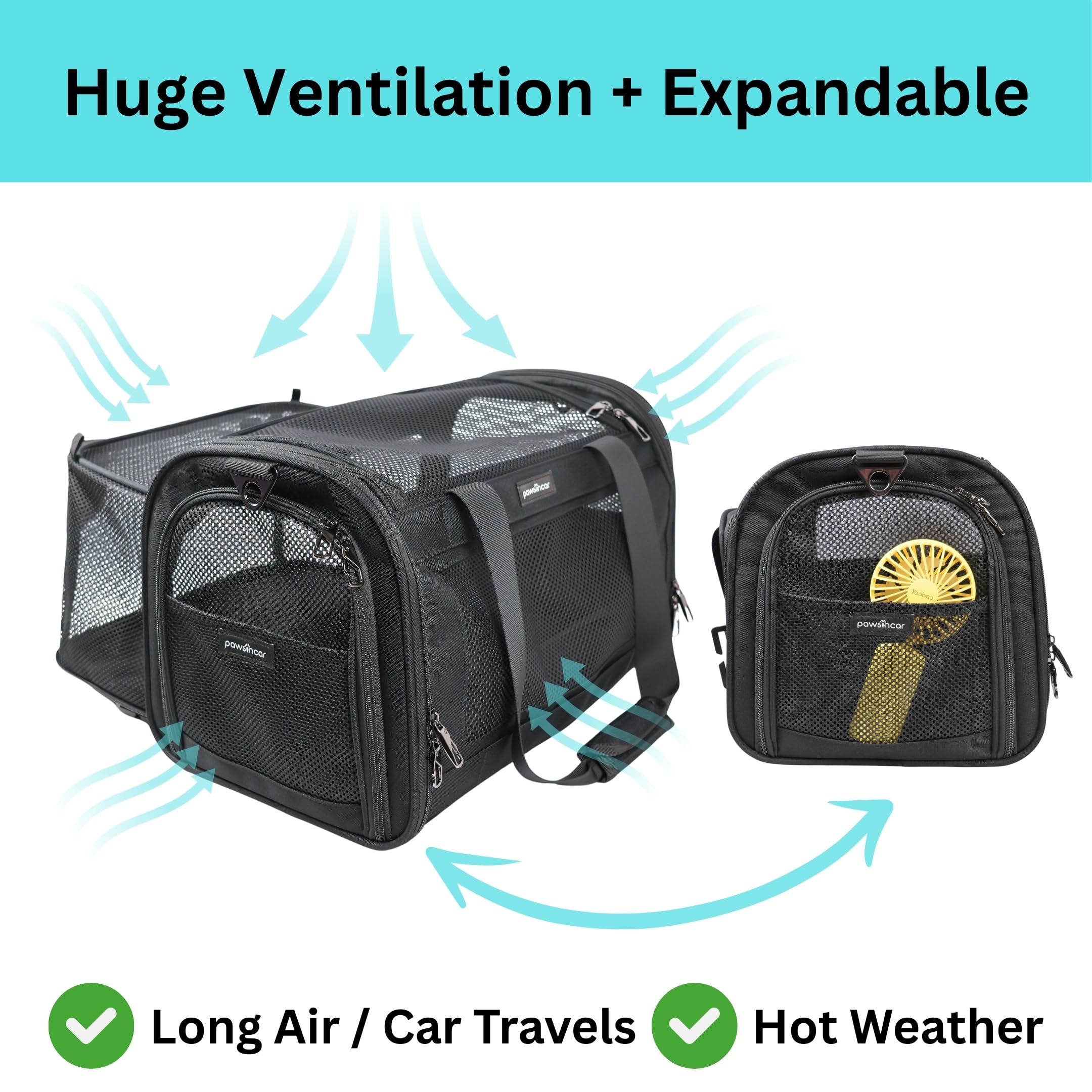 Pawsincar matériaux Oxford 900D – durabilité et élégance.