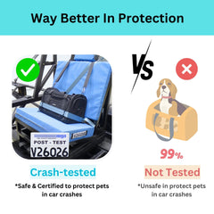 Pawsincar poches spacieuses – rangements pour accessoires.