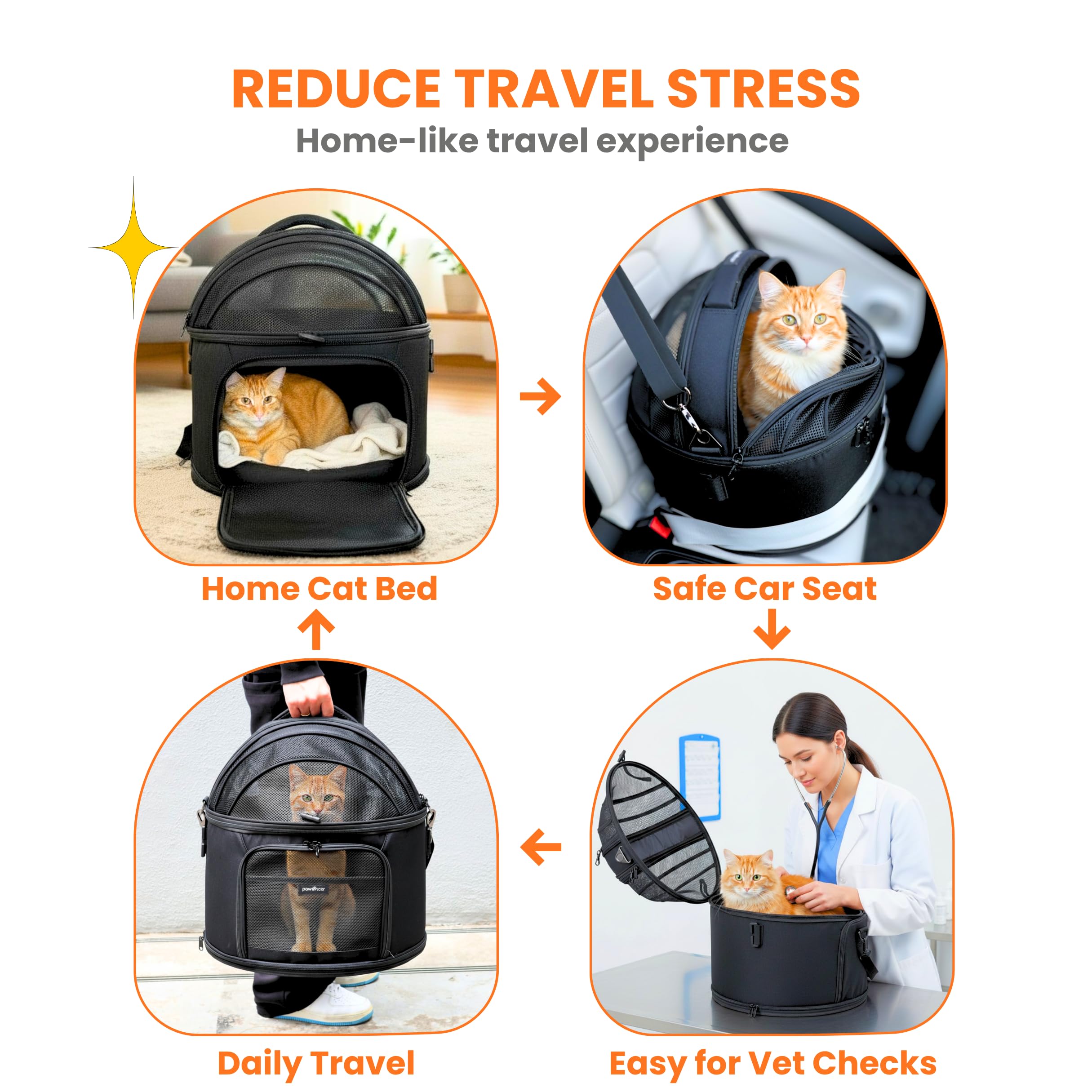 PawsInCar securite absorption chocs: conception robuste pour limiter les mouvements en voyage.
