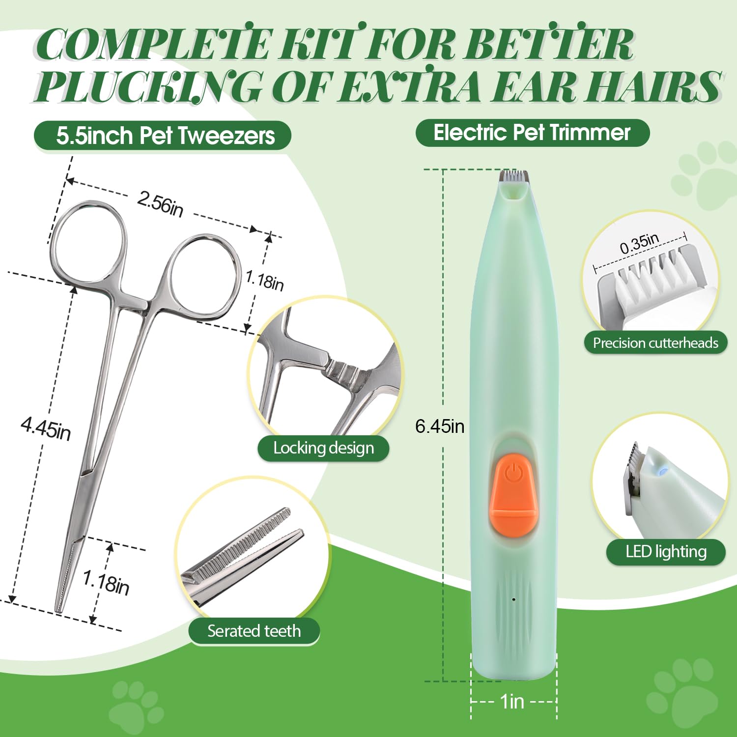 Pawsitive Vibes Kit Soin Oreilles Complet: tout-en-un pratique pour à domicile.