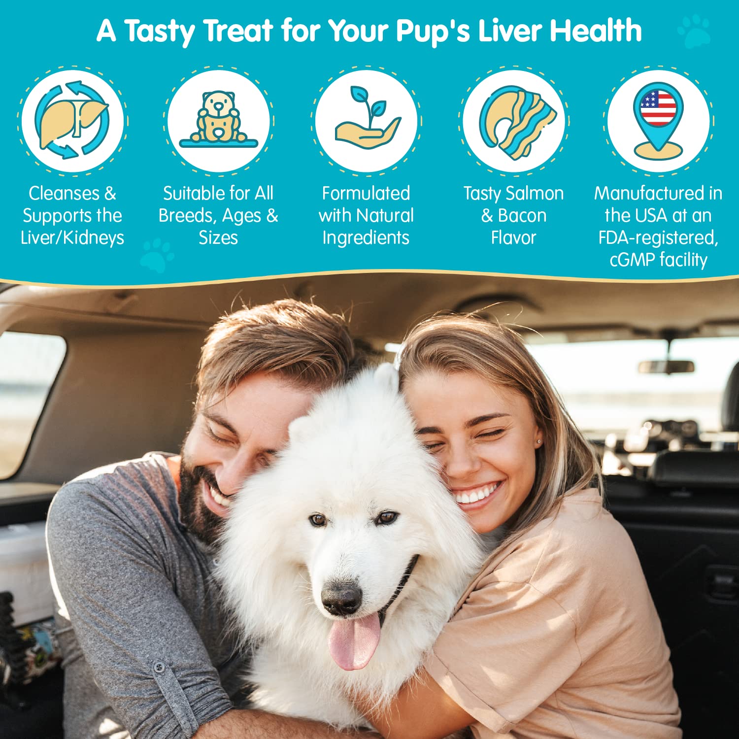 Pawsitive Wanderfound chien heureux: bouchées savoureuses qui facilitent l'intégration au quotidien.