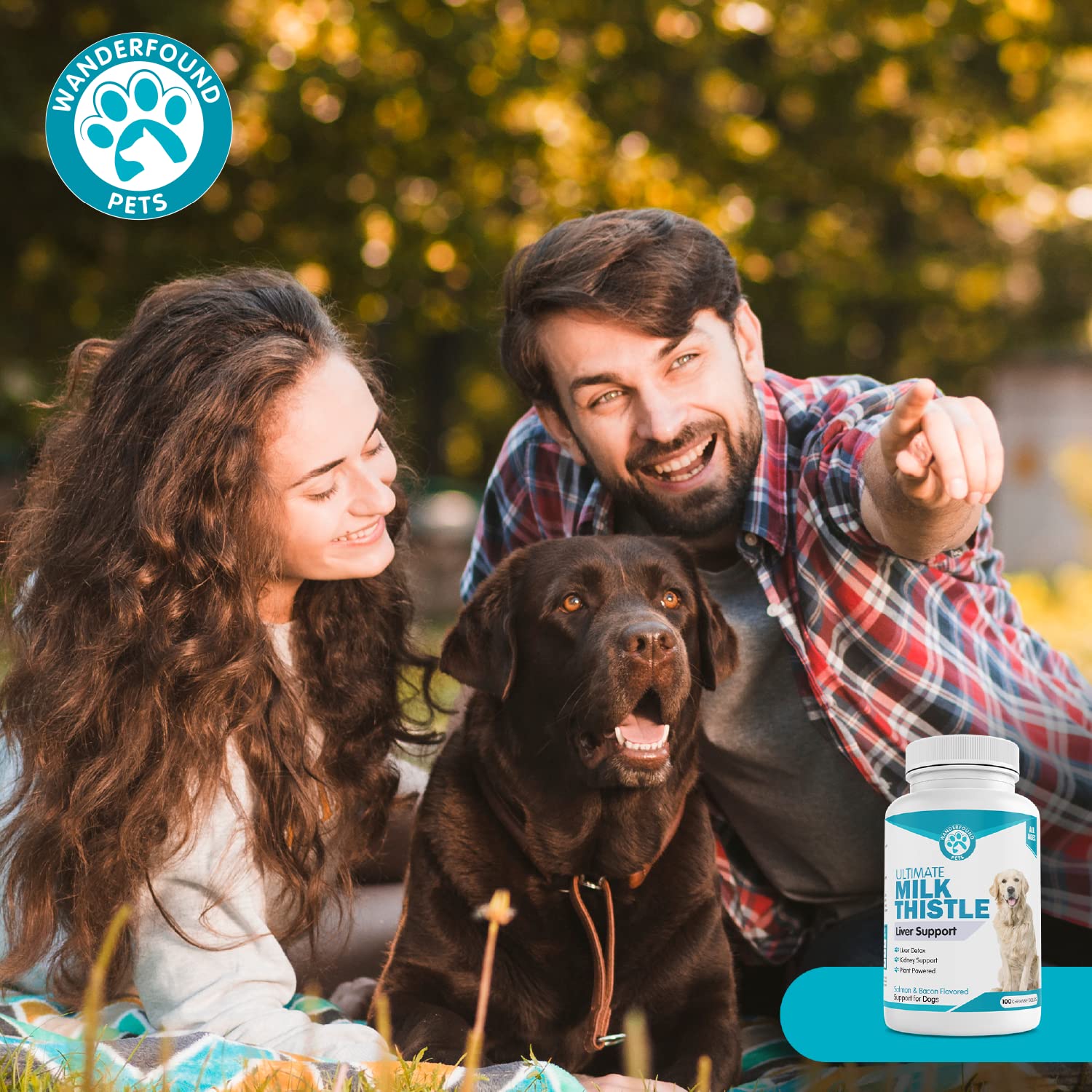 Pawsitive Wanderfound dosage 1-3 bouchées: instruction simple pour suivre le protocole.