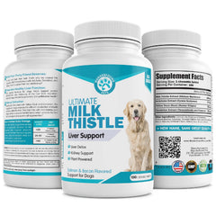 Pawsitive Wanderfound tablettes mordables saumon-bacon, dosage facile et plaisir gustatif.