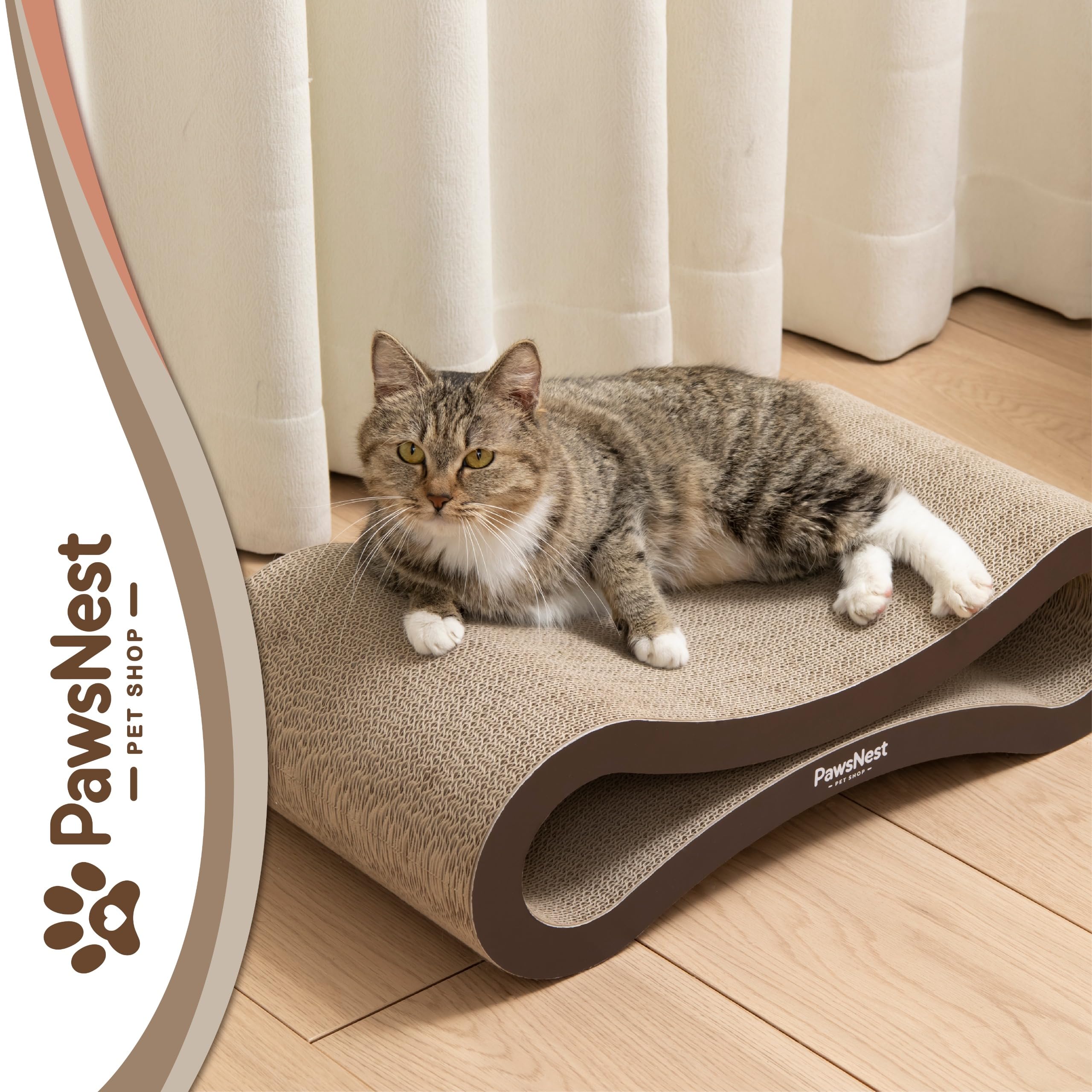 PawsNest protection meubles, design ergonomique attire le chat.