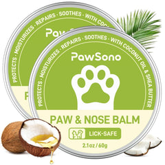 PawSono baume-pattes-nez-60ml: hydratation douce et sécurité lors du léchage.