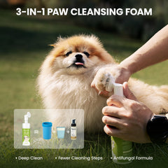 PawSono brosse silicone douce pour coussinets sensibles.