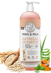 Paws & Pals ingrédients-naturels avoine-aloe; soin doux pour peaux sensibles