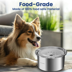 PAWSPIK base stable, évite les renversements pendant les repas.
