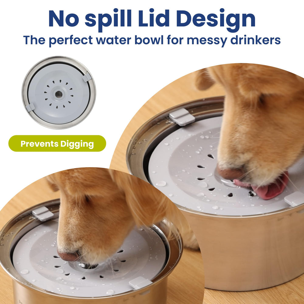 PAWSPIK capacité 4L, idéale pour chiens de grande taille et foyers multi-animaux.